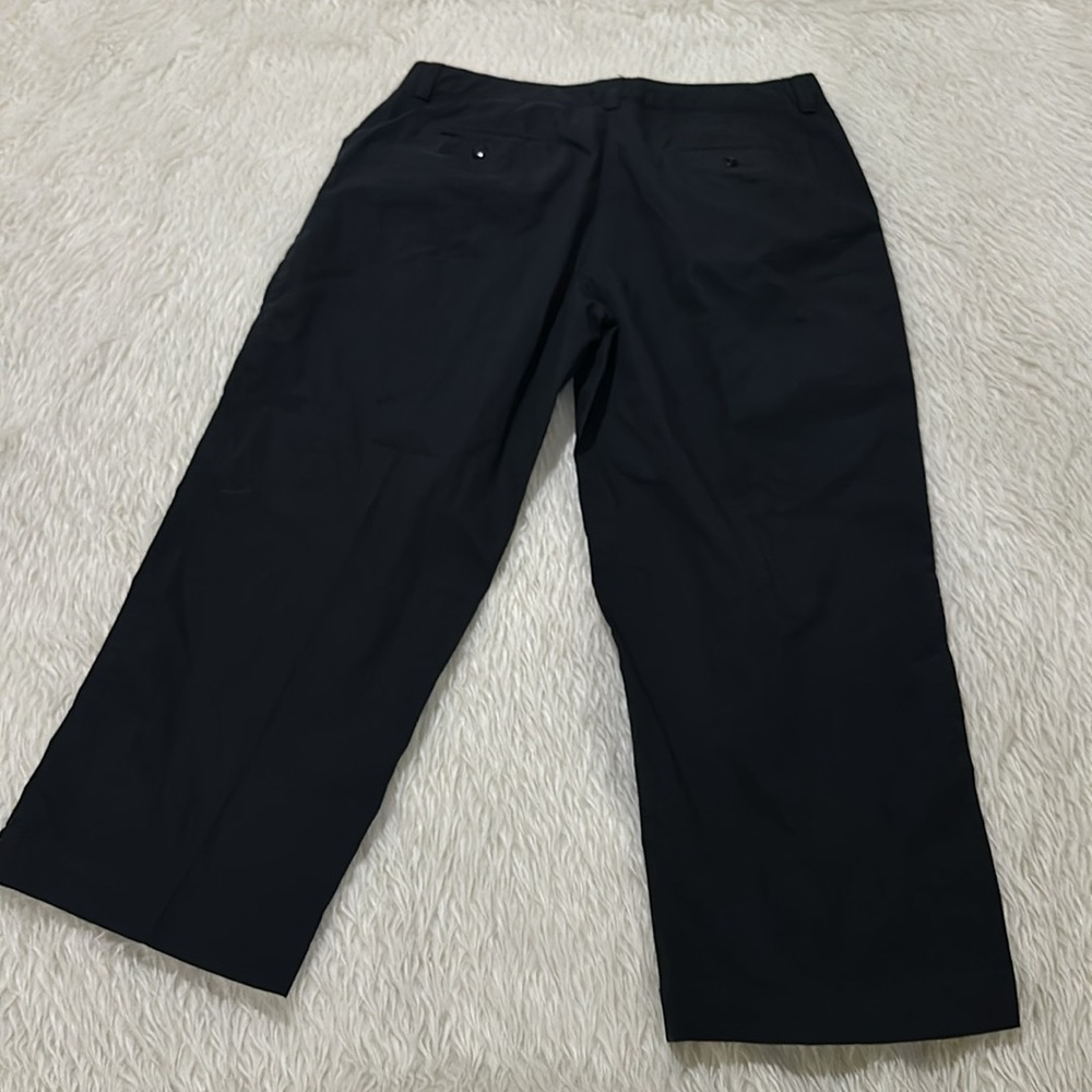 Adidas black capris golf pants size 10 - Picture 5 of 7